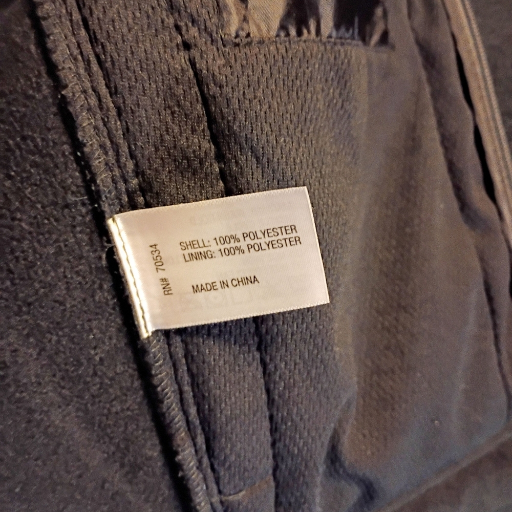 Orvis Softshell Jacket Full-Zip Gray Heather Flee… - image 8